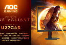 Photo of AOC выпустила 27-дюймовый игровой монитор U27G4R с 2160p@160 Гц и 1080p@320 Гц, а также ещё несколько новинок
